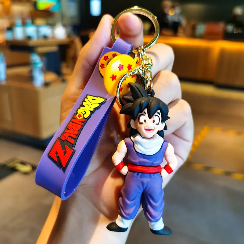 Anime Dragon Ball Z Karakter Figür Lüx Anahtarlık Çanta Aksesuarı Süsü 1 Adet