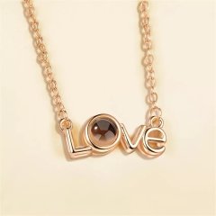 100 Dilde Seni Seni Seviyorum Kolye Love