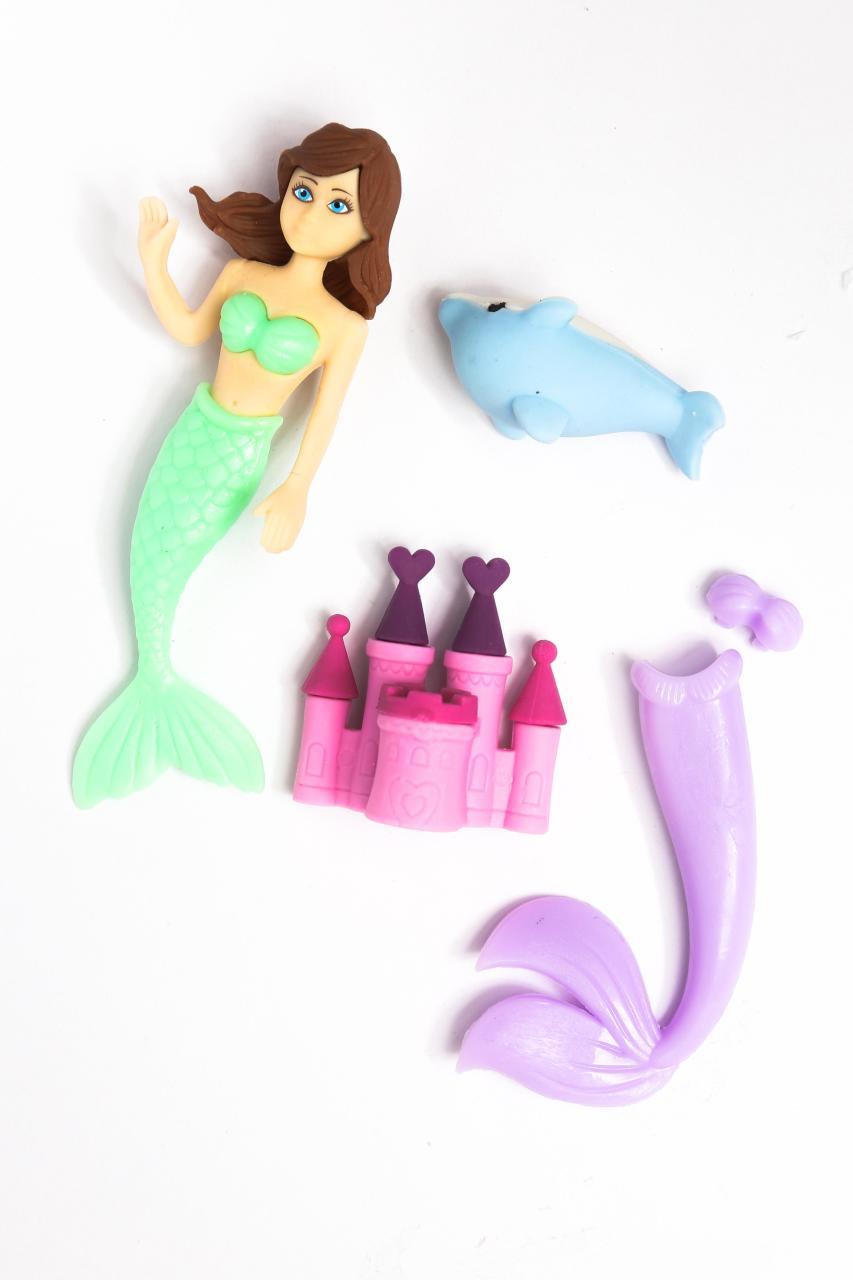 Prenses Deniz Kızı 3D Silgi Seti