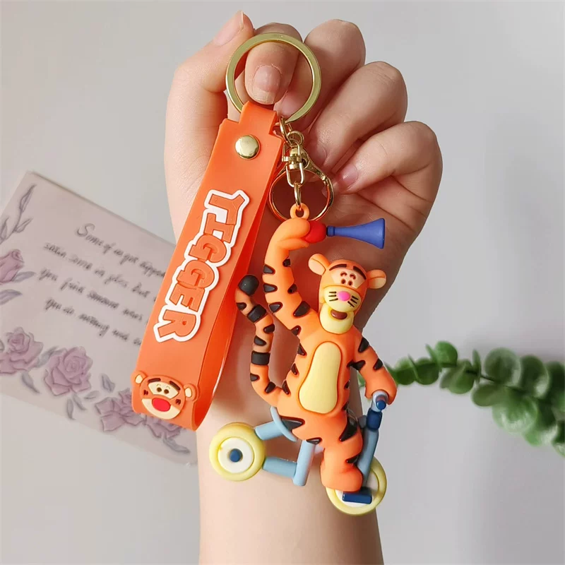 Winnie The Pooh Tigger Karakter Figür Lüx Anahtarlık Çanta Aksesuarı Süsü 1 Adet