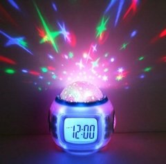 Projeksiyonlu Işık Saçan Müzikli Alarm Saat
