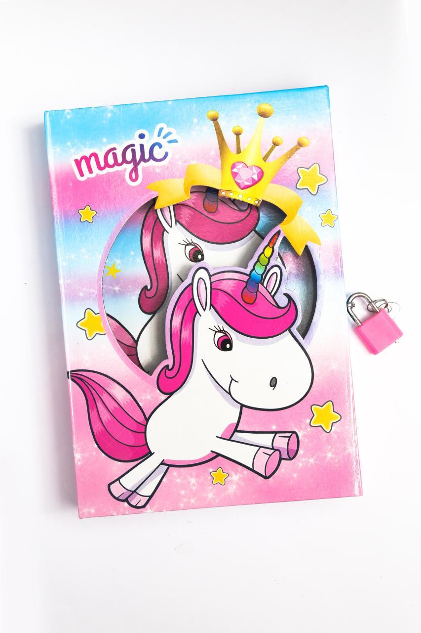 Unicorn Kilitli Defter Günlük