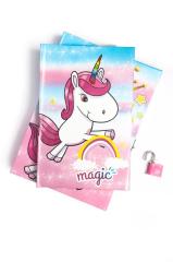 Unicorn Kilitli Defter Günlük