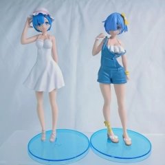Re:zero Kara Hajimeru Isekai Seikatsu Rem Ram Emilia Anime Figür Seti 6 Adet 17 Cm