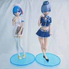 Re:zero Kara Hajimeru Isekai Seikatsu Rem Ram Emilia Anime Figür Seti 6 Adet 17 Cm