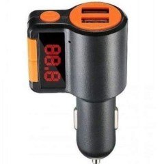 Çift Usb Destekli Hafıza Kart ve Aux Girişli Araç İçi Transmitter