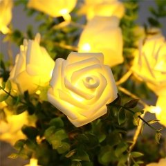 Dekoratif Gül Şekilli 2 Metre 10 lu Led Işık Süs Aydınlatma