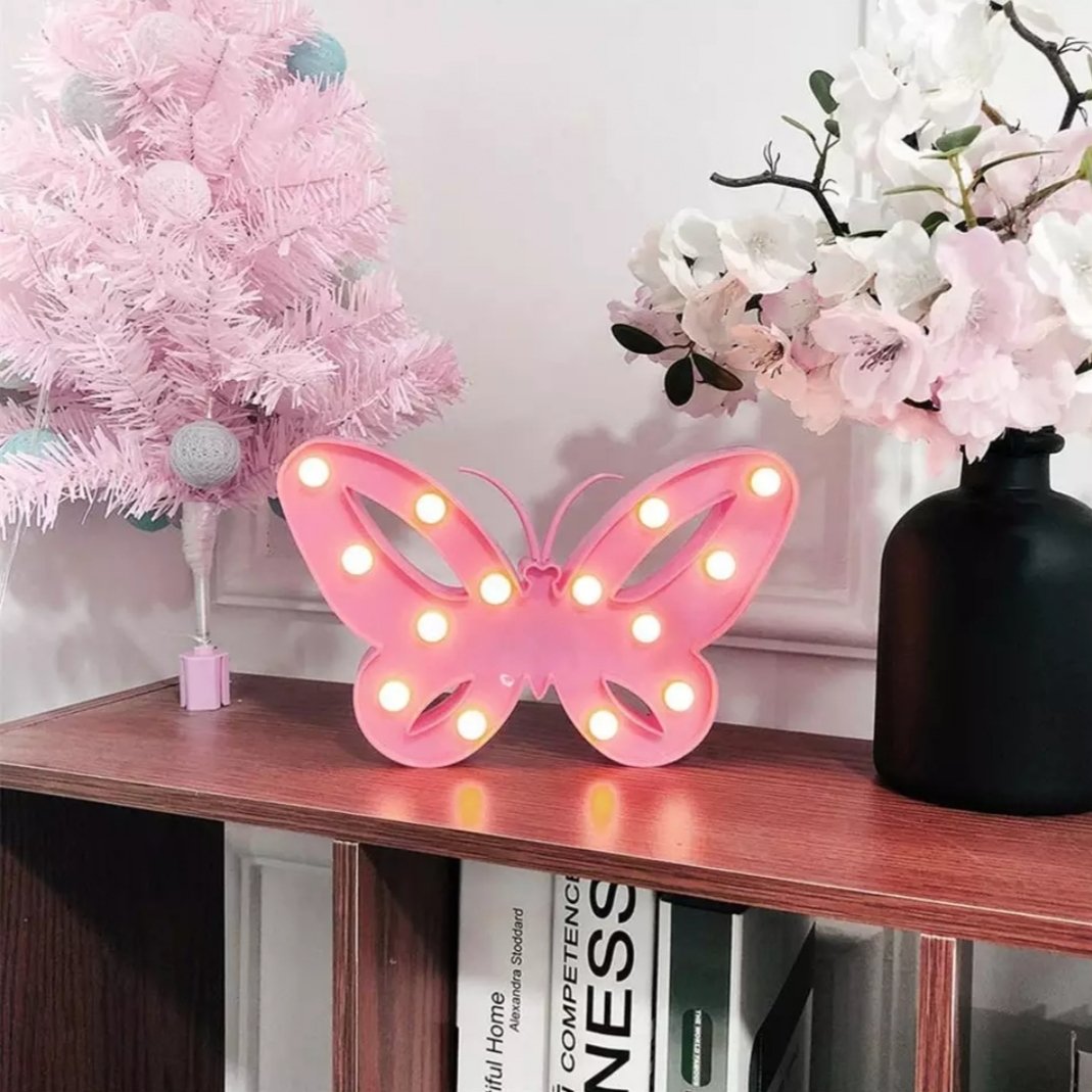 Kelebek Led Masa Lambası