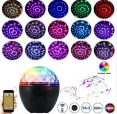16 Renkli Bluetooth Hoparlörlü Disco Topu