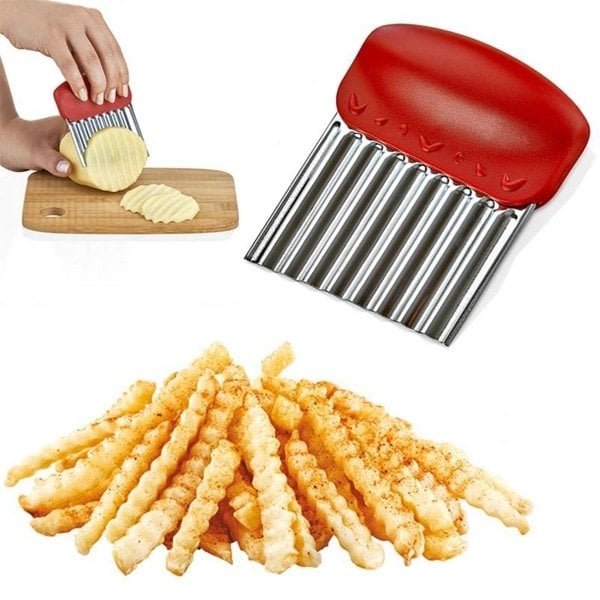 Patates Dilimleme Bıçağı Kırmızı
